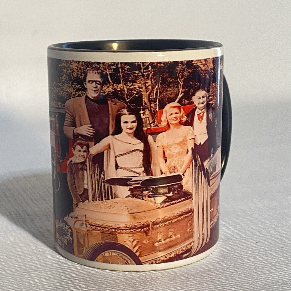 The Munsters DRAG-U-LA & Koach Coffee Mug Ceramic Munsters Family TV Comedy Show